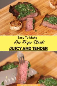Easy To Make Air Fryer Steak Juicy and Tender