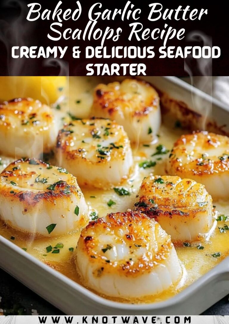 Baked Garlic Butter Scallops Recipe Easy, Creamy & Delicious Seafood Starter