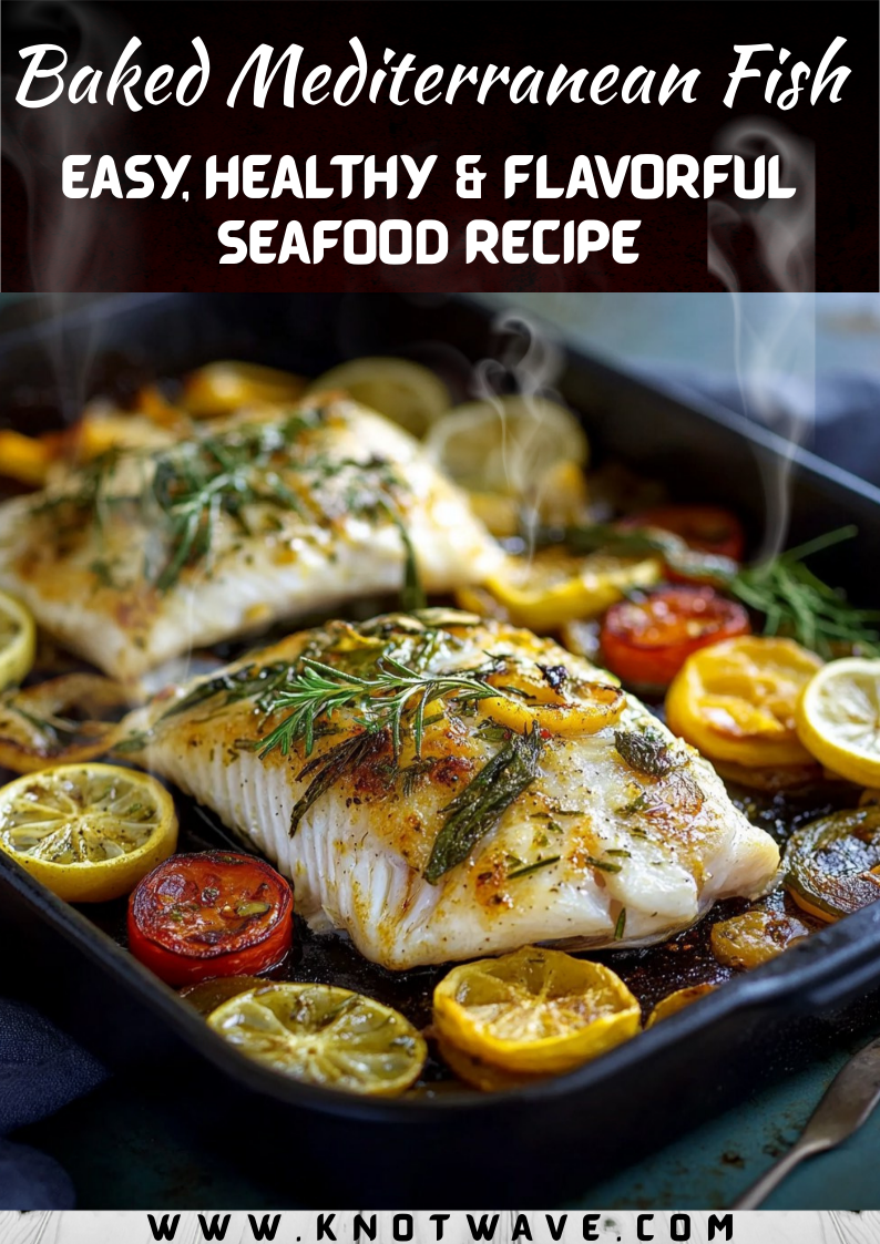 Baked Mediterranean Fish – Easy, Healthy & Flavorful Seafood Recipe