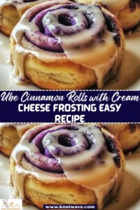 Best Ube Cinnamon Rolls with Cream Cheese Frosting Easy Recipe