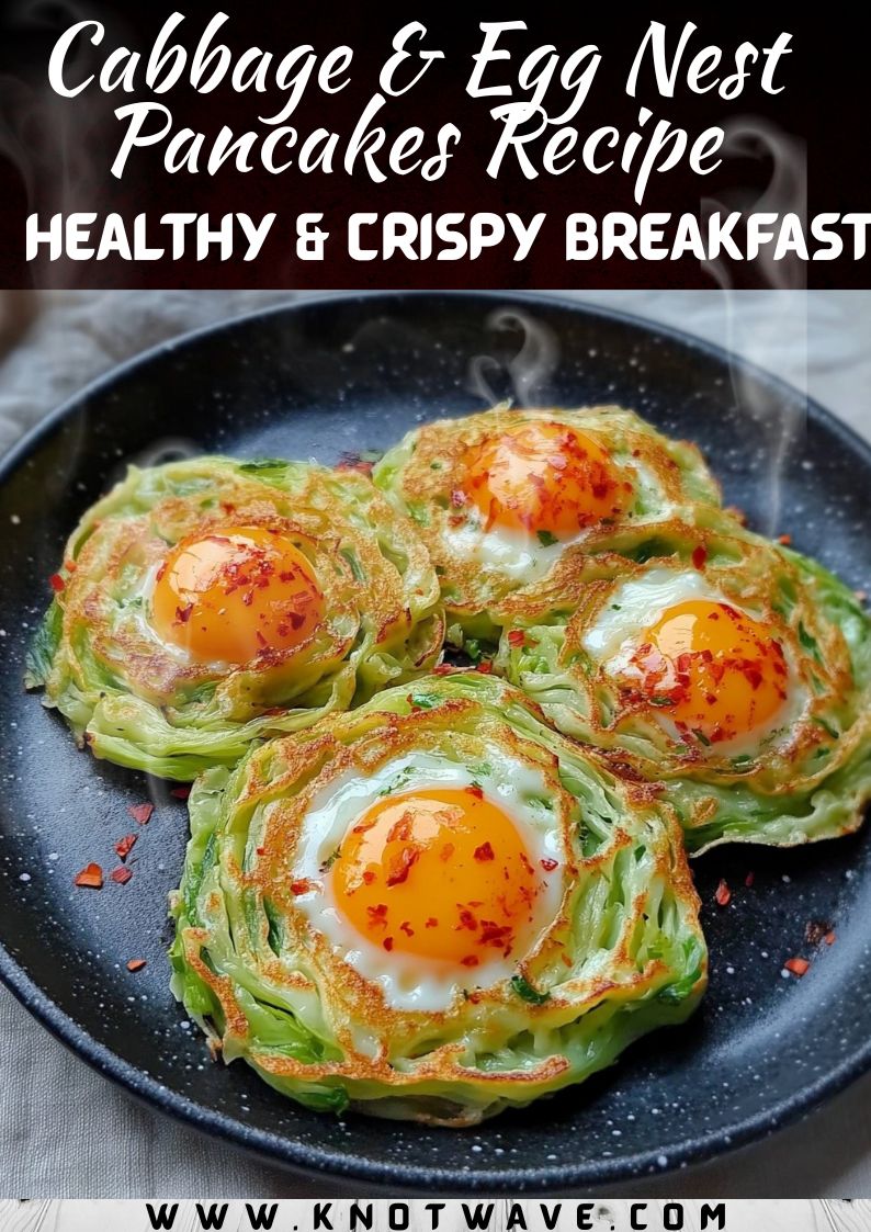 Cabbage & Egg Nest Pancakes Recipe Quick, Healthy & Crispy Breakfast