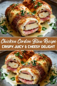 Classic Chicken Cordon Bleu Recipe Crispy, Juicy & Cheesy Delight