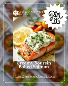 Creamy Boursin Baked Salmon Elegant & Easy to Make