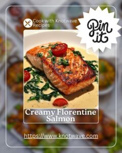 Creamy Florentine Salmon Pan-Seared Elegant Dinner Recipe