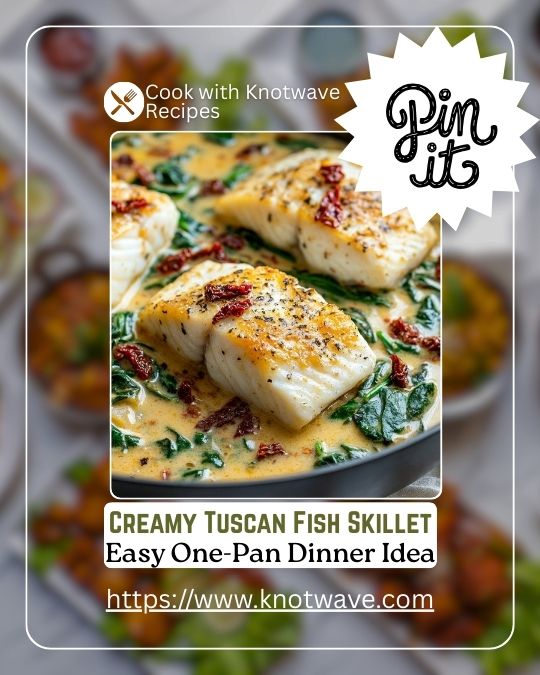 Creamy Tuscan Fish Skillet Quick & Easy One-Pan Dinner Idea