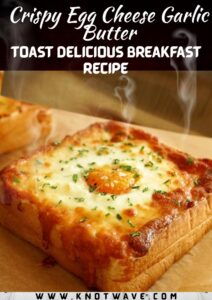 Crispy Egg Cheese Garlic Butter Toast Delicious Breakfast Recipe