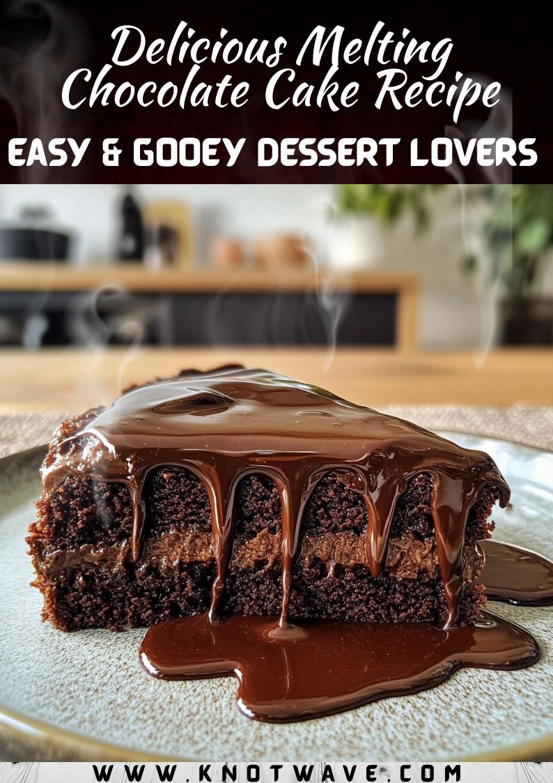Delicious Melting Chocolate Cake Recipe – Easy & Gooey Dessert Lovers