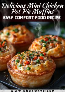 Delicious Mini Chicken Pot Pie Muffins Easy Comfort Food Recipe