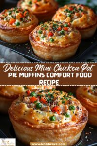 Delicious Mini Chicken Pot Pie Muffins Easy Comfort Food Recipe