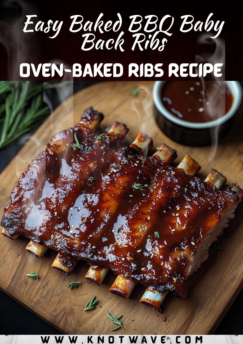 Easy Baked BBQ Baby Back Ribs Homemade Oven-Baked Ribs Recipe