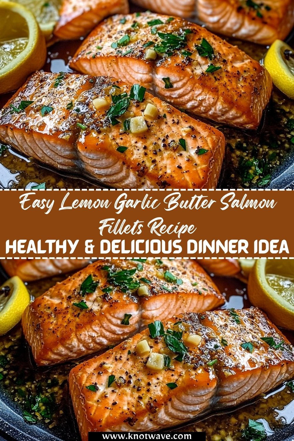 Easy Lemon Garlic Butter Salmon Fillets Recipe Healthy & Delicious Dinner Idea