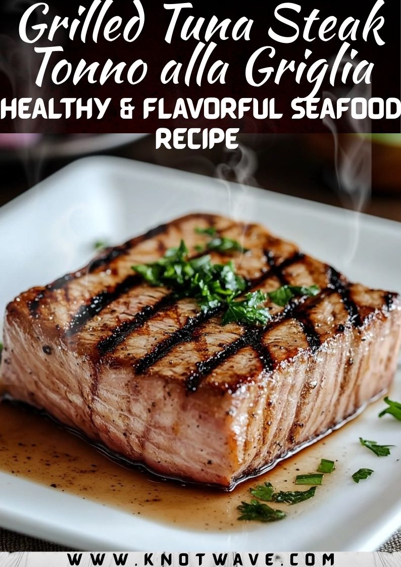 Grilled Tuna Steak Tonno alla Griglia – Healthy & Flavorful Seafood Recipe