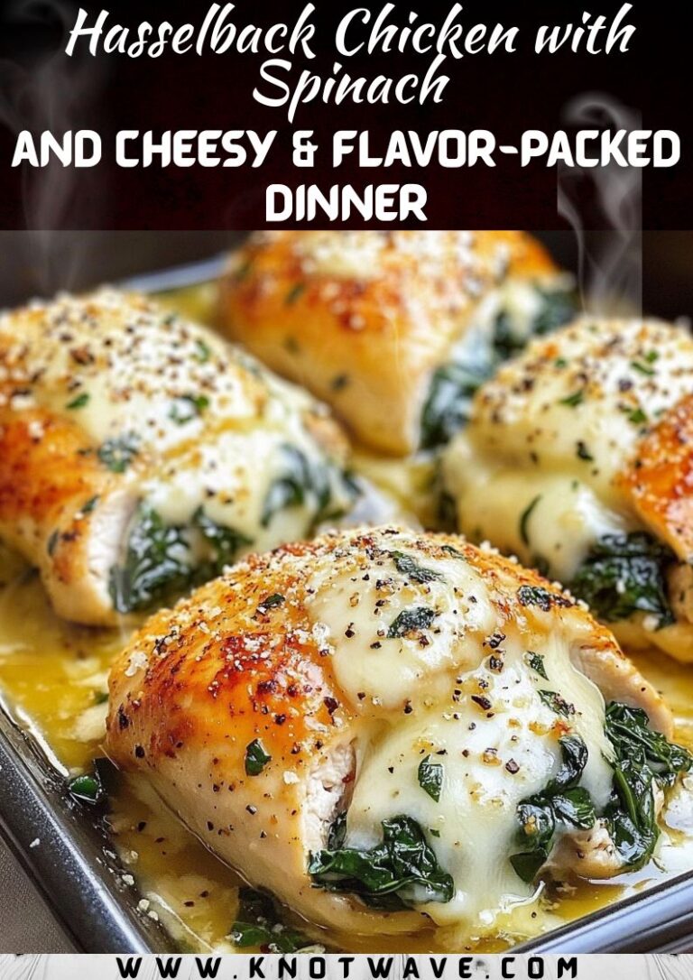 Hasselback Chicken with Spinach and Cheesy & Flavor-Packed Dinner