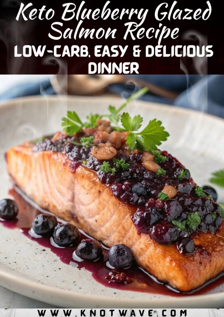 Keto Blueberry Glazed Salmon Recipe Low-Carb, Easy & Delicious Dinner