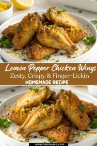 Lemon Pepper Chicken Wings – Zesty, Crispy & Finger-Lickin’ Homemade Recipe