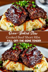 Oven-Baked Slow Cooked Beef Short Ribs – Fall-Off-The-Bone Tender