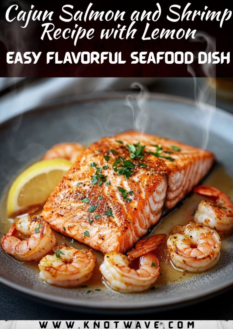 Quick Cajun Salmon and Shrimp Recipe with Lemon – Easy Flavorful Seafood Dish