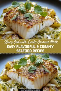 Spicy Cod with Leeks and Coconut Milk – Easy, Flavorful & Creamy Seafood Recipe
