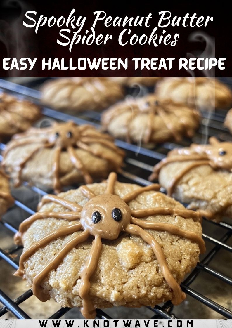 Spooky Peanut Butter Spider Cookies Easy Halloween Treat Recipe
