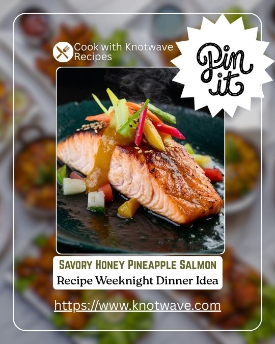 Sweet & Savory Honey Pineapple Salmon Recipe Weeknight Dinner Idea