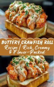 Buttery Crawfish Roll Recipe Rich, Creamy & Flavor-Packed