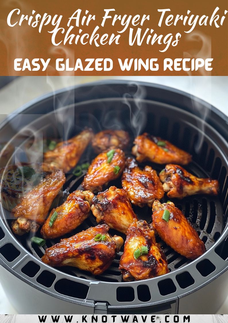 Crispy Air Fryer Teriyaki Chicken Wings – Easy Glazed Wing Recipe