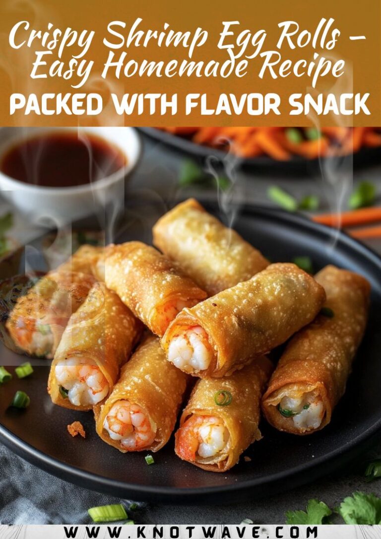 Crispy Shrimp Egg Rolls – Easy Homemade Recipe Packed with Flavor Snack