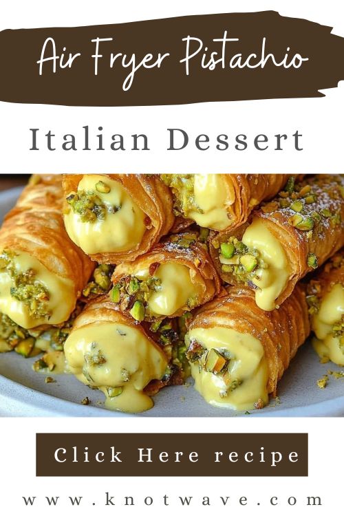 Easy Air Fryer Pistachio Cannoli Recipe The Perfect Italian Dessert Hack