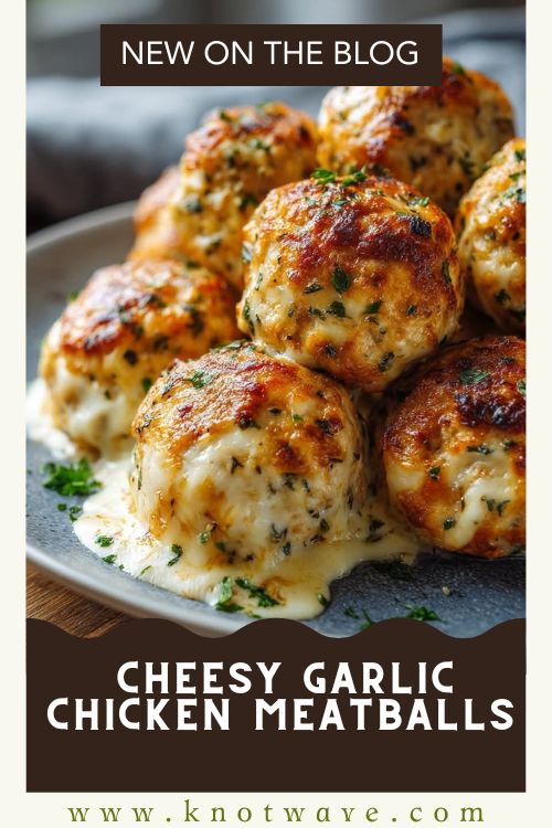 Easy Cheesy Garlic Chicken Meatballs – Perfect Appetizer or Dinner Idea