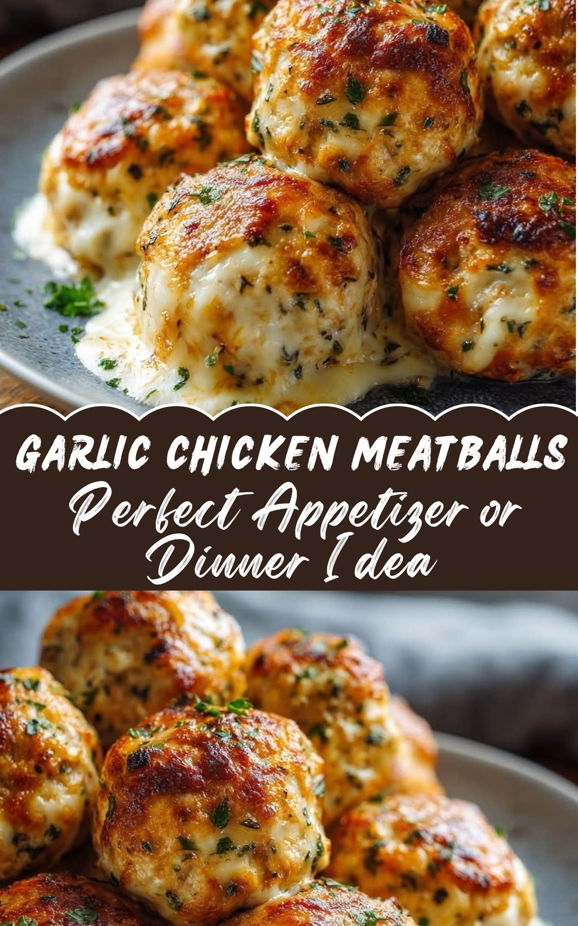 Easy Cheesy Garlic Chicken Meatballs – Perfect Appetizer or Dinner Idea