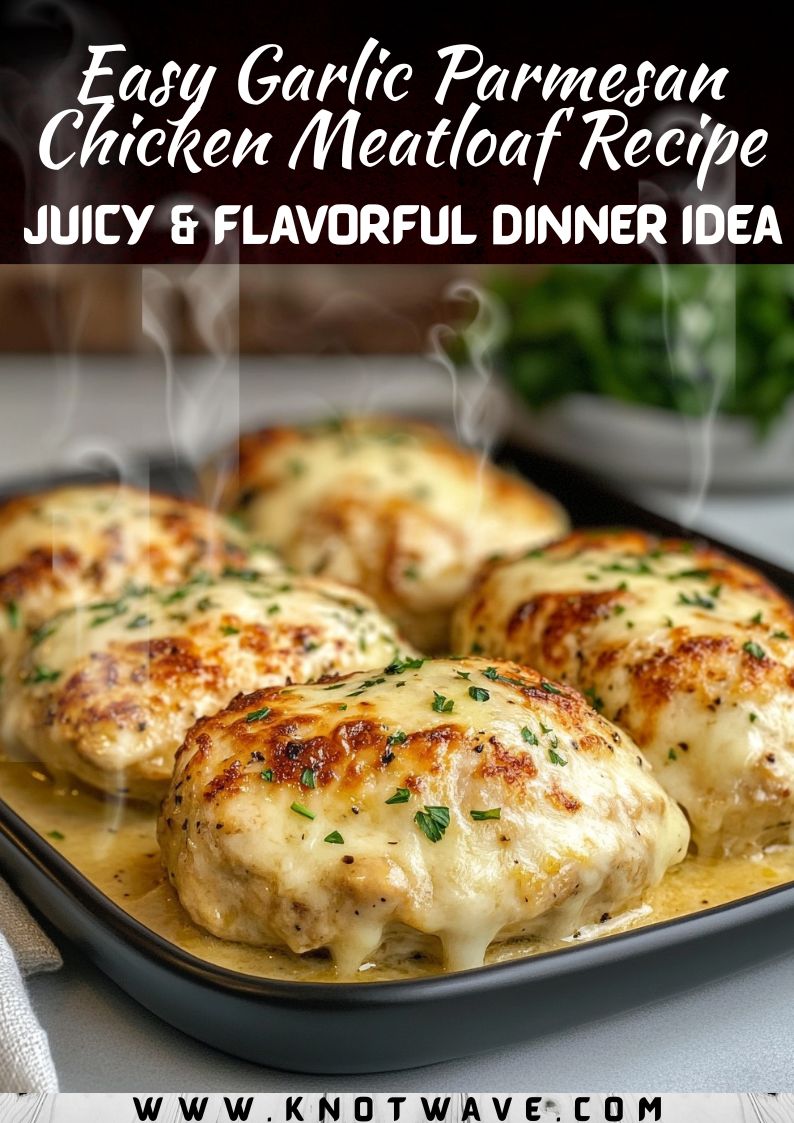 Easy Garlic Parmesan Chicken Meatloaf Recipe – Juicy & Flavorful Dinner Idea