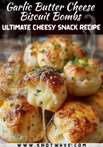 Garlic Butter Cheese Biscuit Bombs – Ultimate Cheesy Snack Recipe
