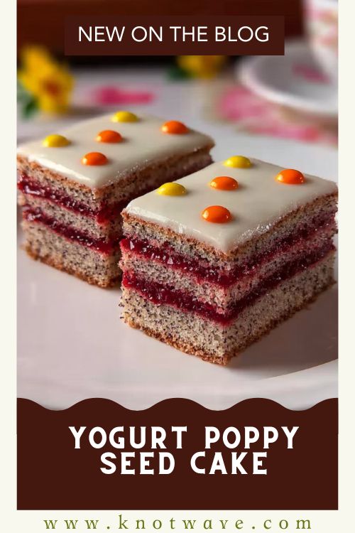 Moist Yogurt Poppy Seed Cake Light Fluffy & Delicious