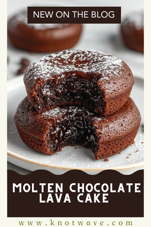 Molten Chocolate Lava Cake in Air Fryer Quick & Delicious Treat