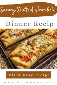 Savory Stuffed Stromboli – Easy, Cheesy & Flavor-Packed Italian Dinner Recip
