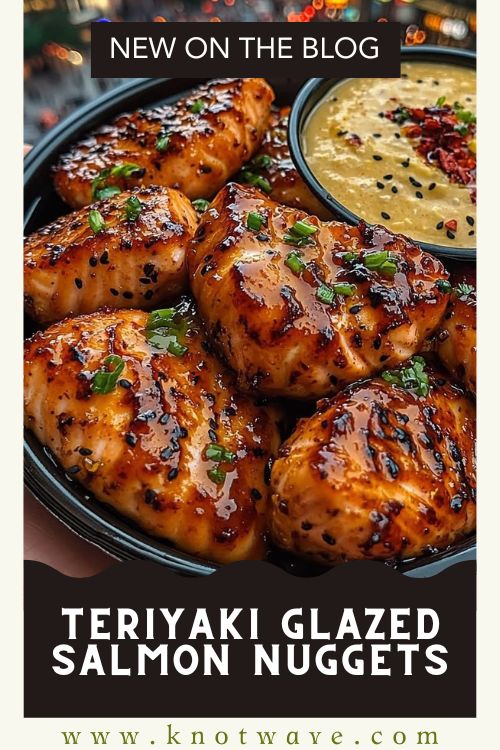 Teriyaki Glazed Salmon Nuggets Recipe with Pineapple Chili Dip – Sweet & Savory Perfection