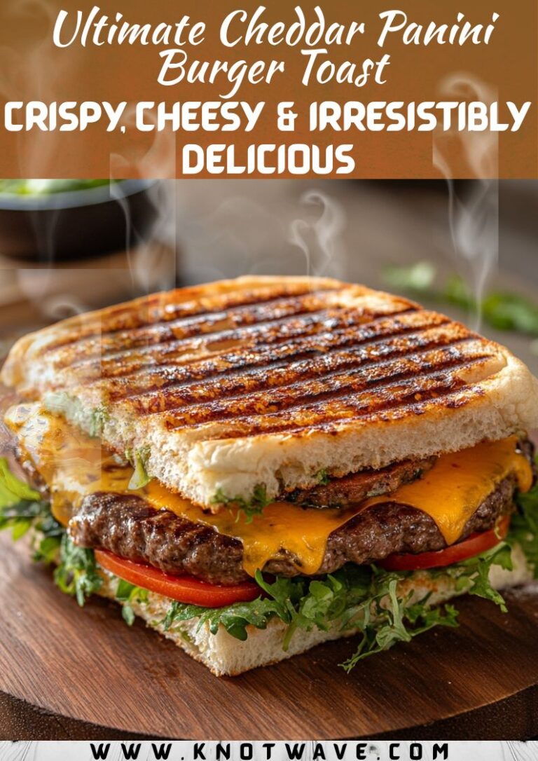 Ultimate Cheddar Panini Burger Toast – Crispy, Cheesy & Irresistibly Delicious