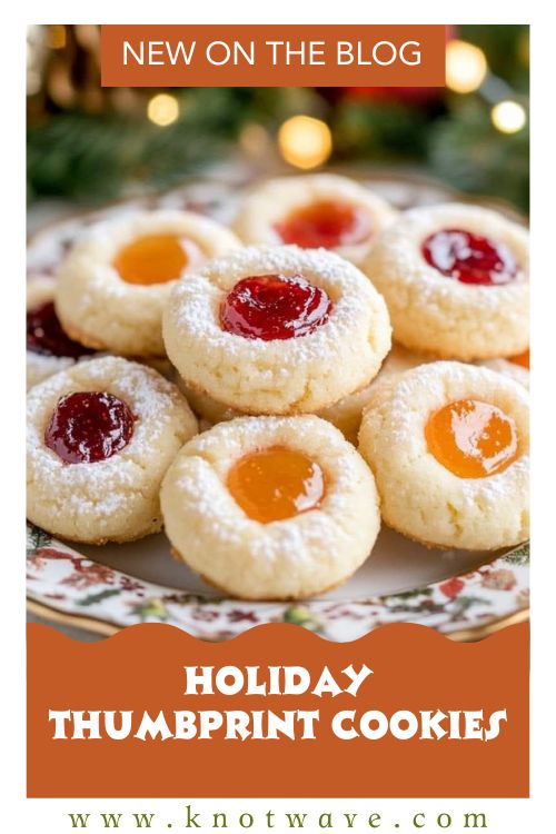 Classic Holiday Thumbprint Cookies Filled with Festive Flavor