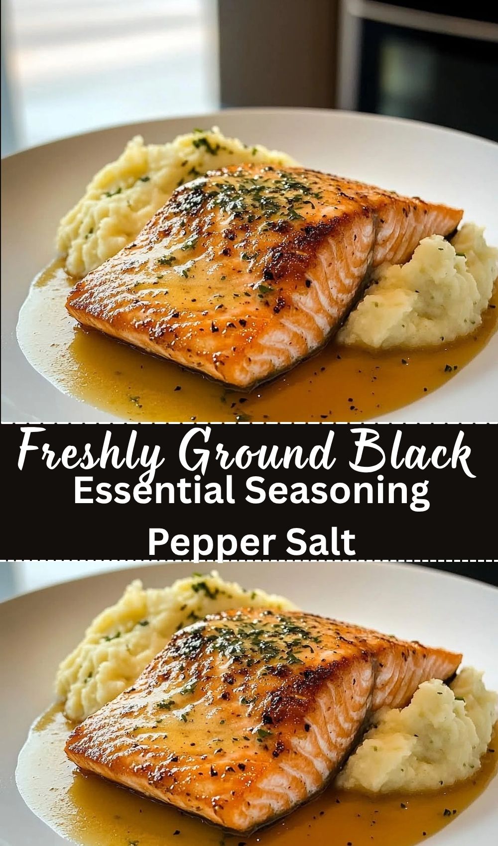 Essential Seasoning Freshly Ground Black Pepper Salt