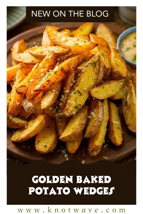 Golden, crispy Garlic Parmesan Potato Wedges are the perfect side dish, made with olive oil, garlic, and Parmesan simple and satisfying.