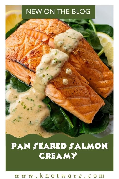 Pan Seared Salmon in Luxurious Creamy Florentine Sauce