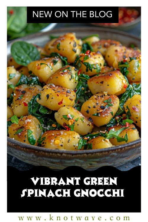 Vibrant Green Spinach Gnocchi for Healthy Comfort Meal