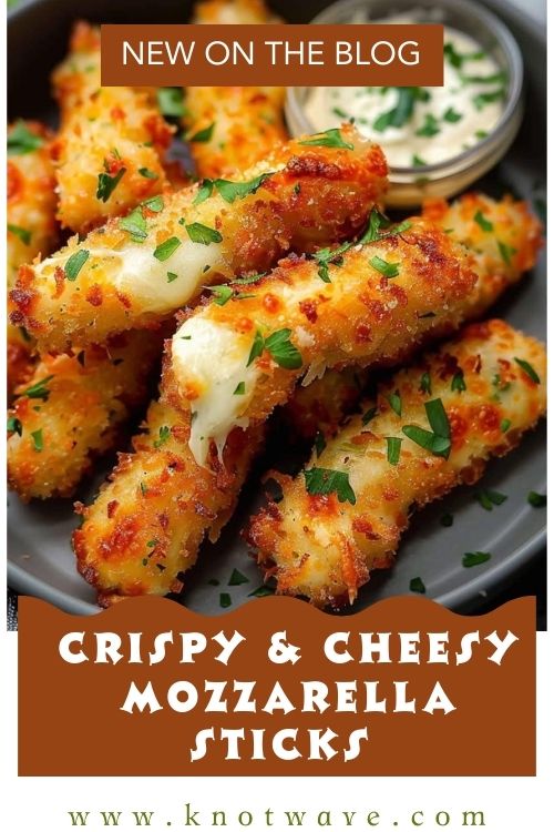 Crispy & Cheesy Air Fryer Mozzarella Sticks Recipe