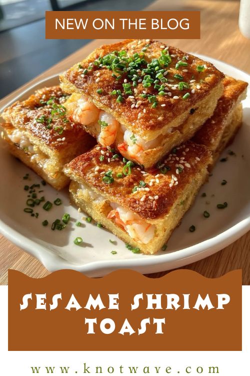 Easy Sesame Shrimp Toast Squares Quick & Delicious At Home