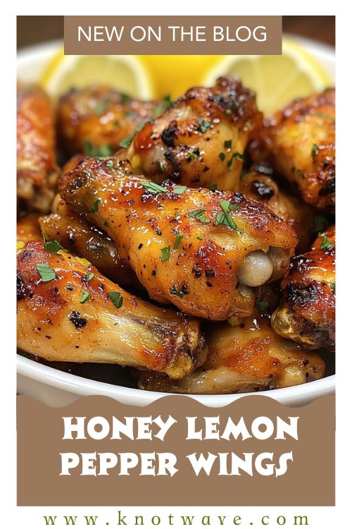 Honey Lemon Pepper Wings Sweet Zesty Finger Lickin Good