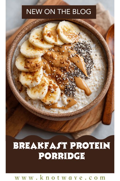 Power Breakfast Protein Porridge with Soy Milk Peanut Butter