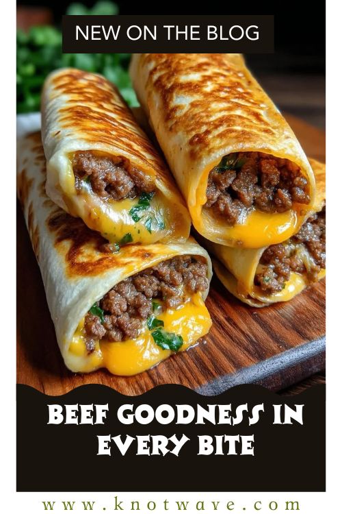 Wrap It Love It Cheesy Beef Goodness in Every Bite